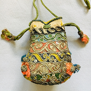 Knitted Purse 17th century