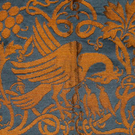 The Pelican in her Piety woven silk