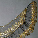 Straw work Collar c 1860