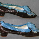 Silk/Leather Shoes