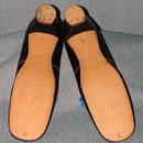Silk/Leather Shoes