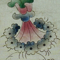 Painted Silk Stole c. 1810