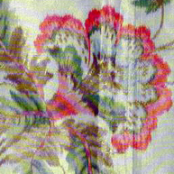 Chine silk shawl c 1850