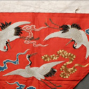Crane Embroidered