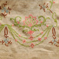 Embroidered Apron 1820's