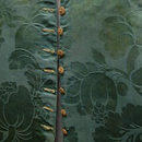 Damask Waistcoat c 1760, silk c 1740