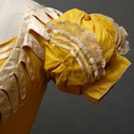 Yellow Silk Dress c 1810