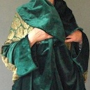Peacock/Gold Velvet