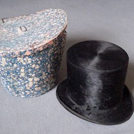 French Hat and Box 1860's