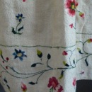 Quilted/ Crewel Skirt