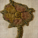 Raised Work Tudor Rose <i>Slip</i> 17th c