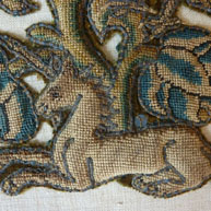 Raised work Unicorn <i>Slip</i> 17th c