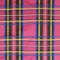 Silk Plaid Length Mid 19th c