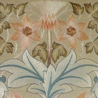 Acanthus & Tulip Embroidery 1890's