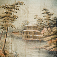 Japanese Kinkakuji Temple Late 19th c