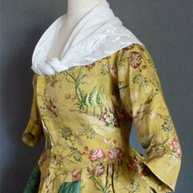 Robe a la Polonaise Silk 1760's; Dress 1775-80