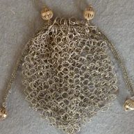 Silver Ring Reticule c 1800
