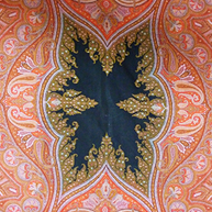 French Jacquard Shawl c 1855