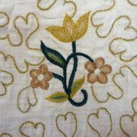 Queen Anne False Quilting R Early 18th c 