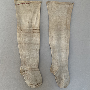 Hand Knitted Stockings Late 18th/early 19th c