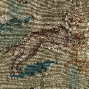 A Hound Tapestry 17th c