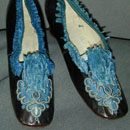 Silk/Leather Shoes