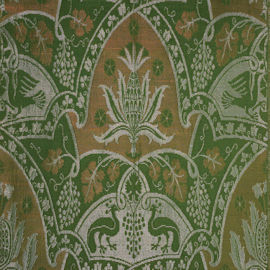 Ecclesiastical silk brocade