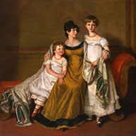 Mother and Two Children by A E Chalon, c. 1812*