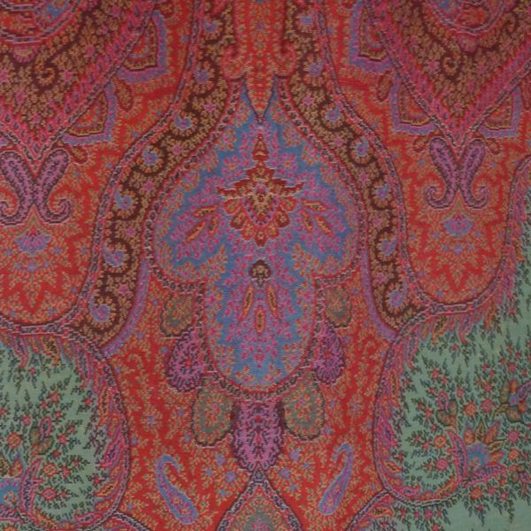 Jacquard woven 1860's shawl