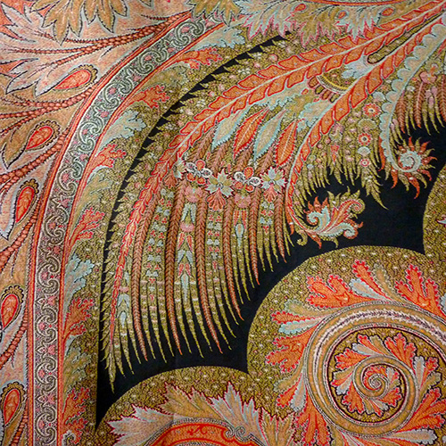 Woven Shawls of Paisley Design