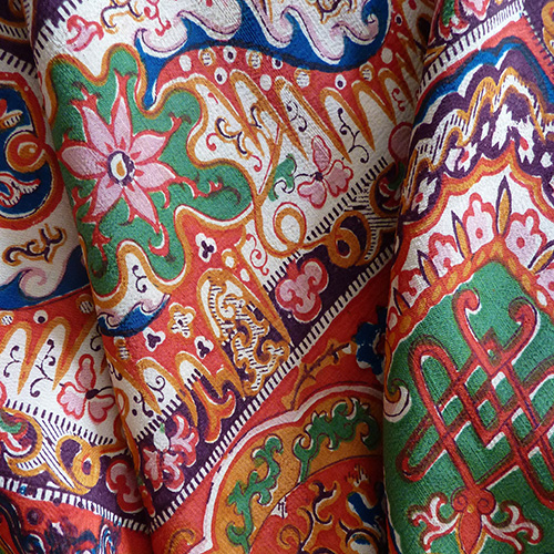 Printed Shawls of Paisley Design