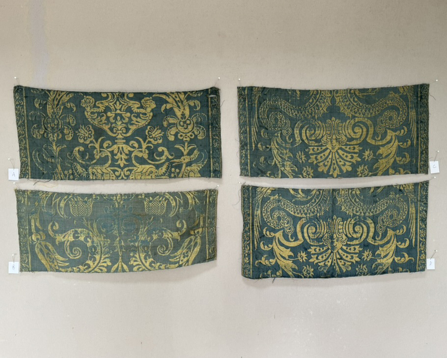 Italian Damask Pieces