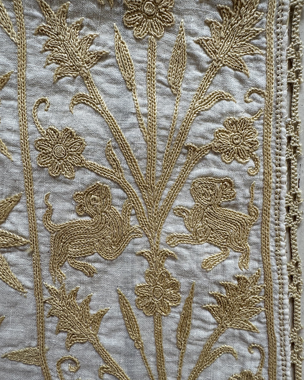 Rare Bengal Colcha Fragment