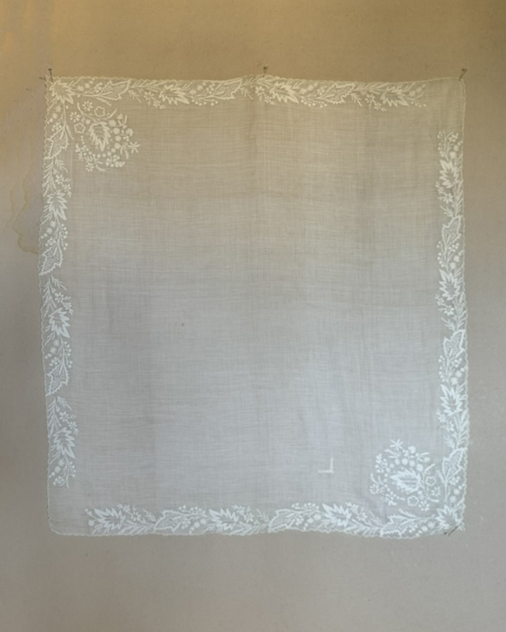 Chikan Embroidered Fichu