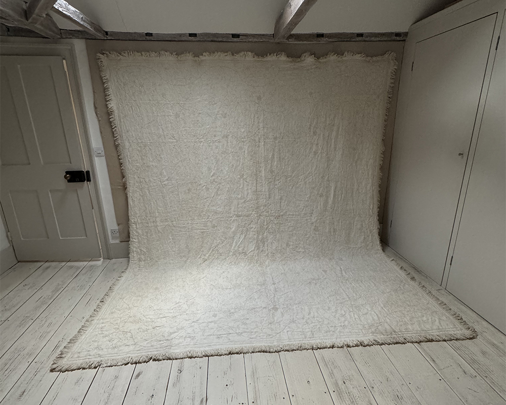 Large Knotted Coverlet