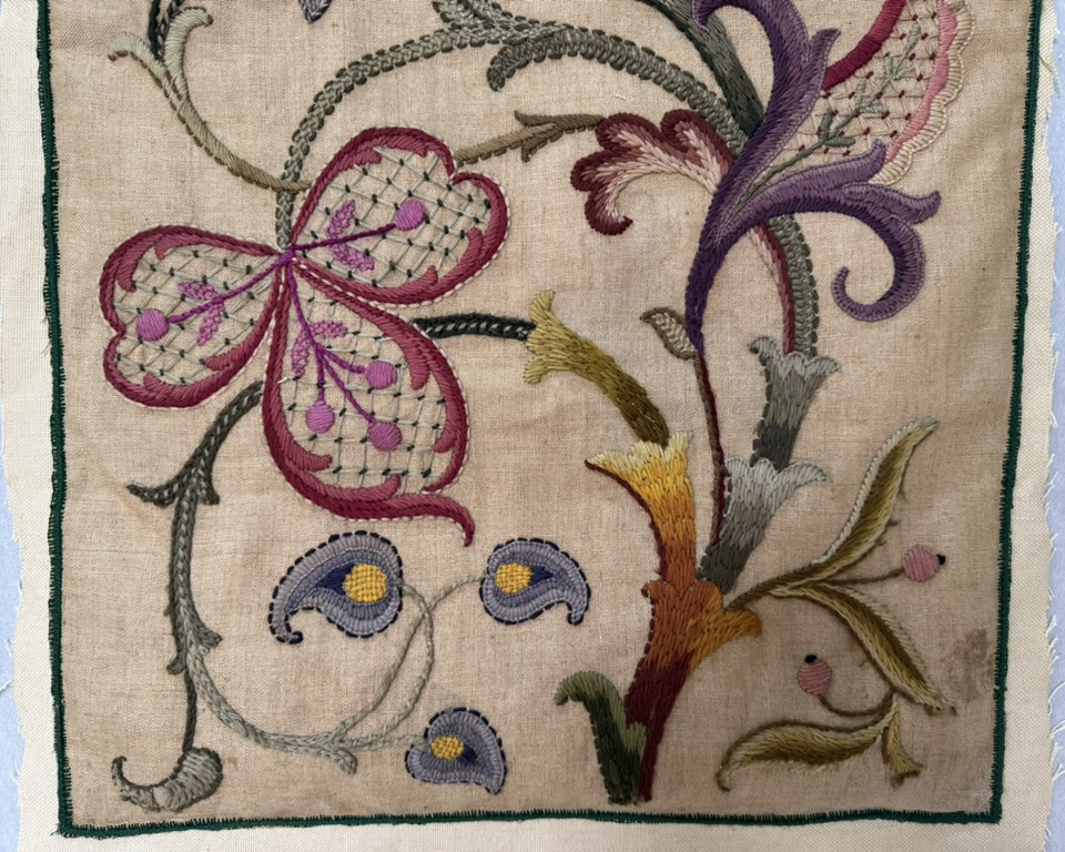 Crewel Woolwork Panel