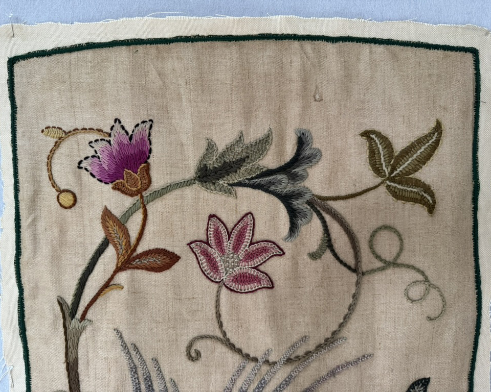 Crewel Woolwork Panel