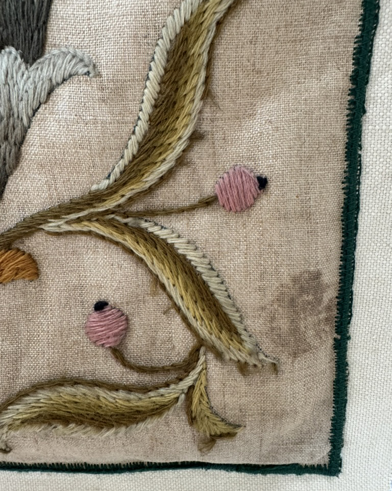 Crewel Woolwork Panel