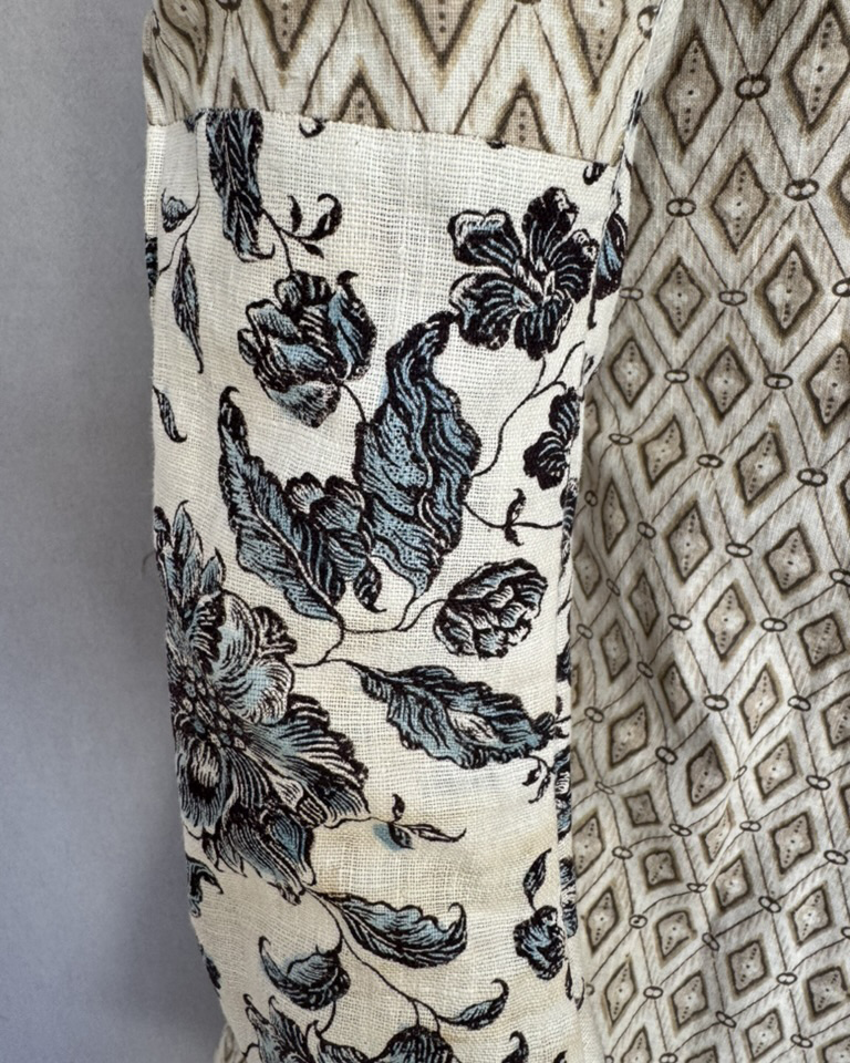 Caraco patchwork print