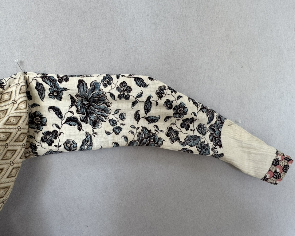 Caraco patchwork print