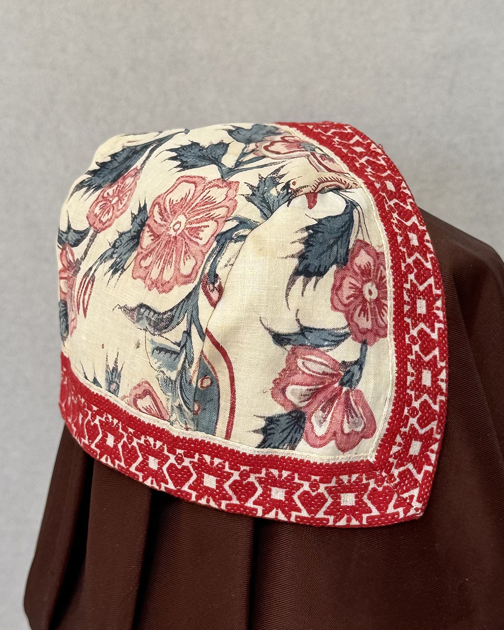 Indian Chintz Bonnet