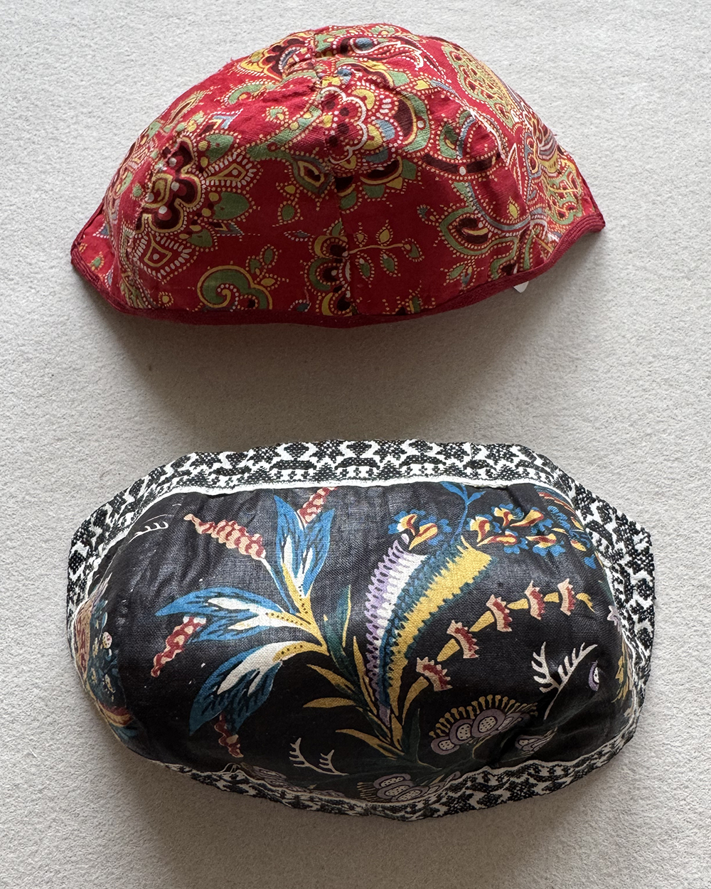 Indian Chintz Bonnets