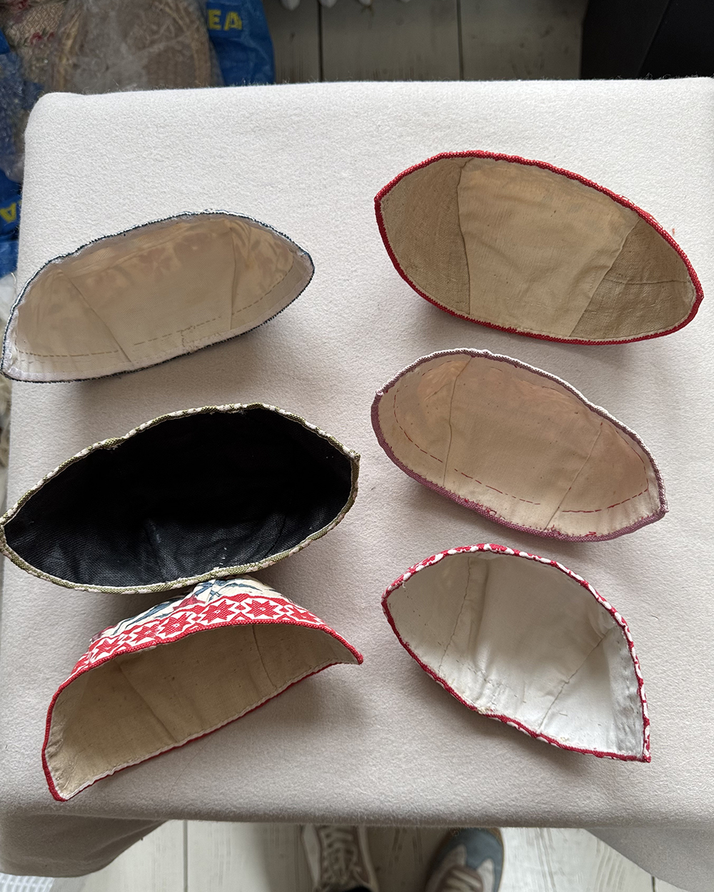 Indian Chintz Bonnets