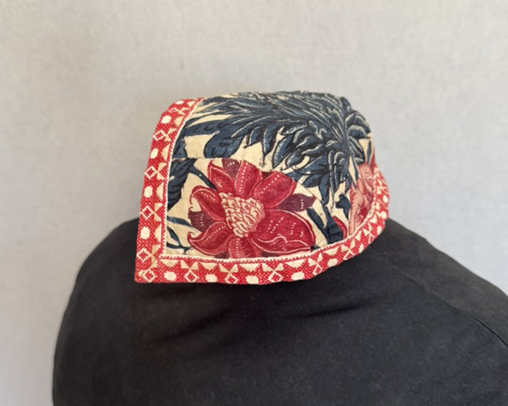 Indian Chintz Bonnet