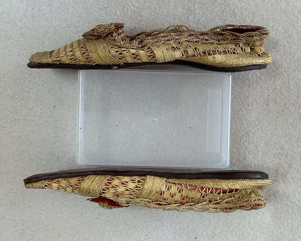 Italian Girl's Straw Shoes