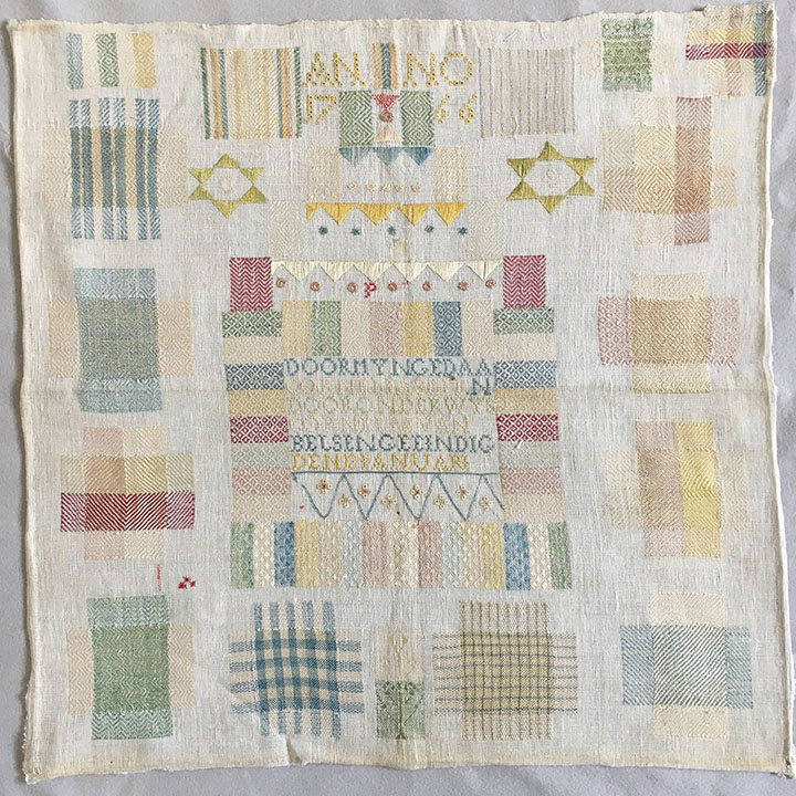 RARE Dutch Middelburg Darning Sampler