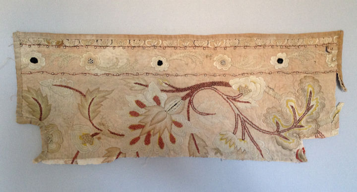 Quilted, Embroidered Panel