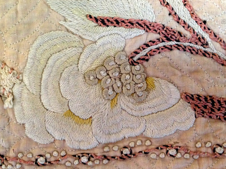 Quilted, Embroidered Panel