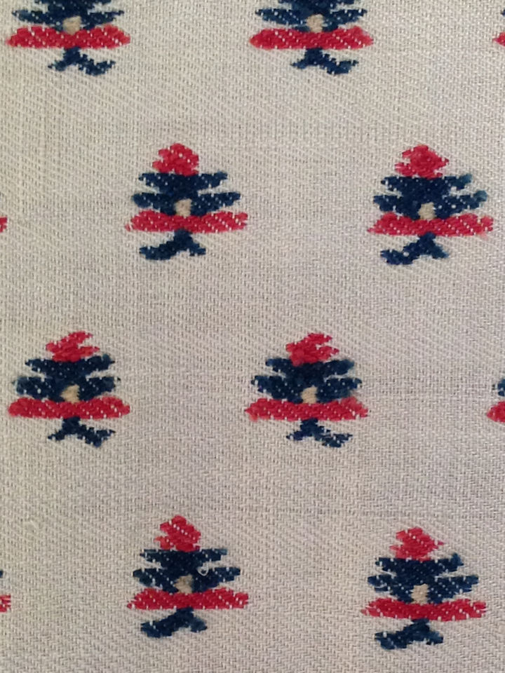 Indigo/Madder Drawloom Stole