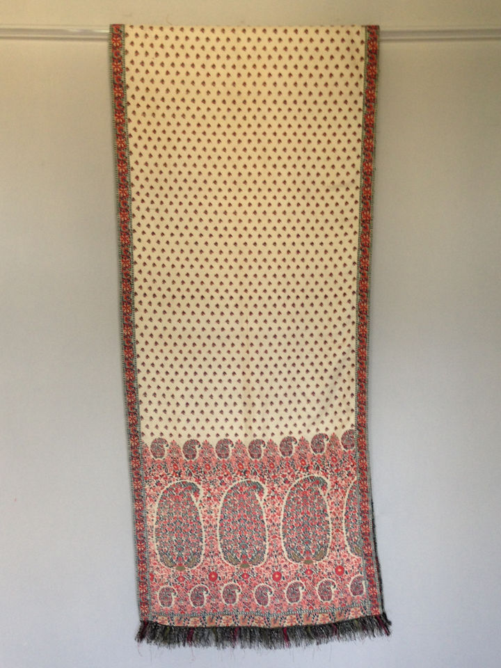 Indigo/Madder Drawloom Stole